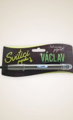 Svítící dárková propiska - Václav