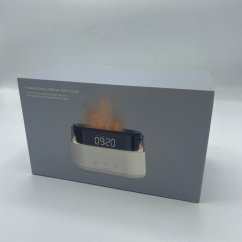 Aroma difuzér - Efekt ohně s hodinami