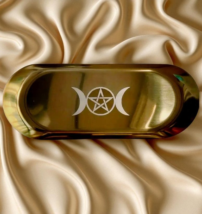 Rituální miska - Pentagram s měsícem