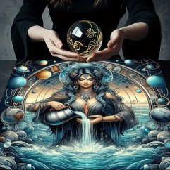 Vykládací ubrus - Bohyně vod