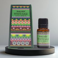 Indický vonný olej Banjara - Bílá šalvěj