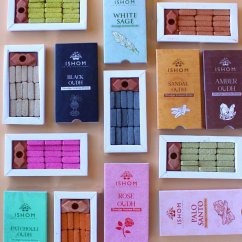 Vonné cihličky se stojanem - Bílá šalvěj