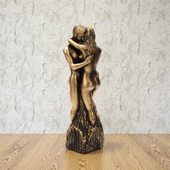 Svíčka Bartek- Milenci - zlatá