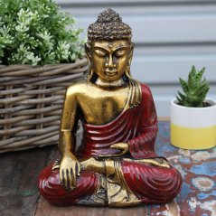 Socha - Buddha červený