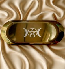Rituální miska - Pentagram s měsícem