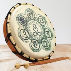 Šamanský buben - Čakra s hůlkou