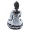 Buddha svícen - Bílý