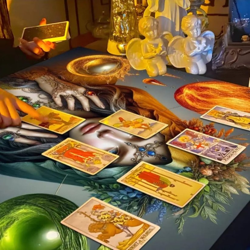 Vykládací ubrus - Čtyři živly