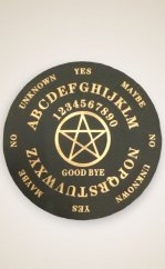 Kyvadlová tabulka - Dřevěná - Pentagram