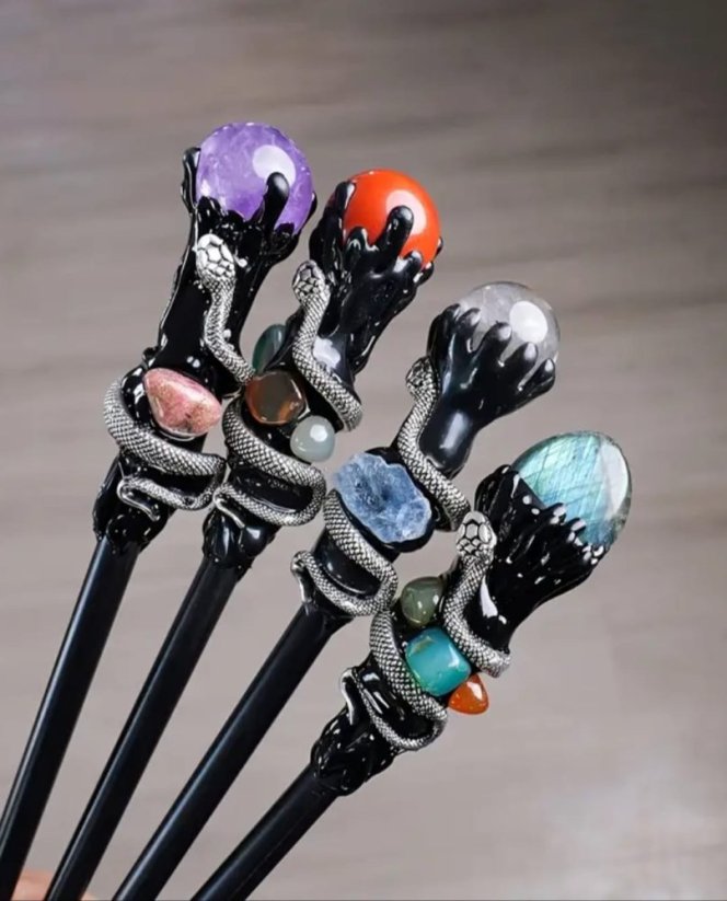 Magická hůlka - Labradorit