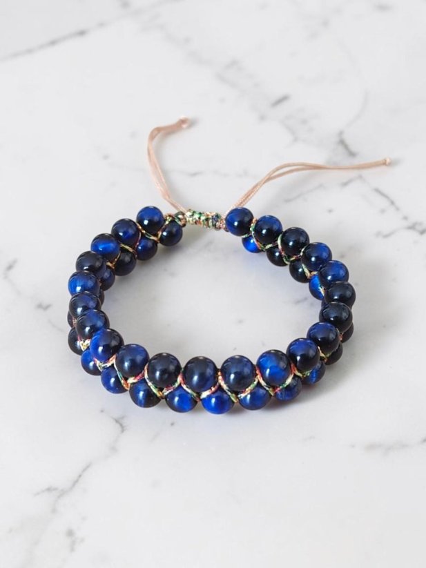 Náramek z Drahých kamenů - Lapis Lazuli