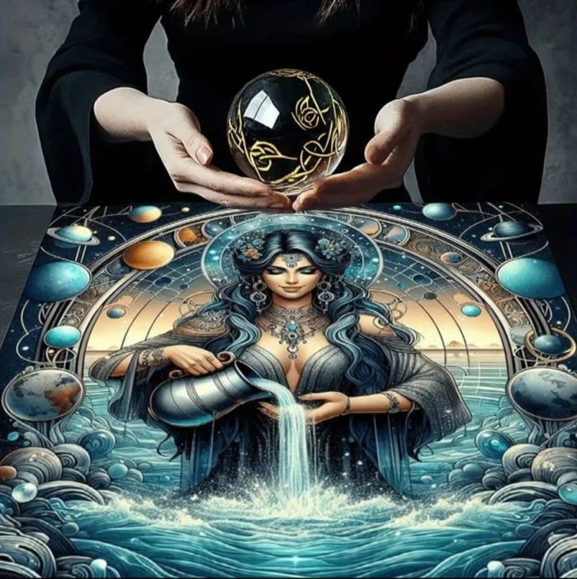 Vykládací ubrus - Bohyně vod