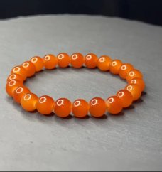 Náramek - Pomerančový křišťál