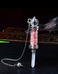 Kyvadlo s krystalickou špičkou - Růženín