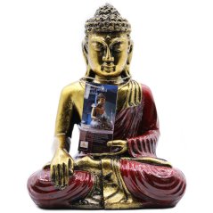 Socha - Buddha červený