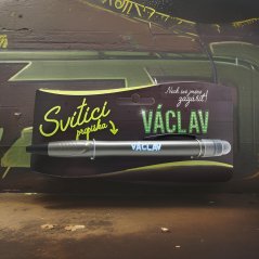 Svítící dárková propiska - Václav