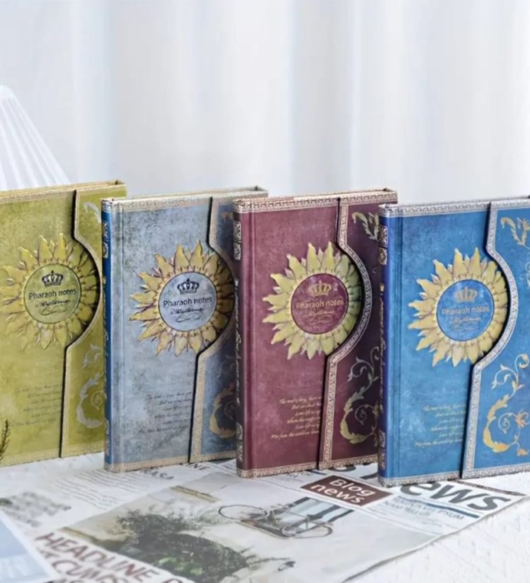 Magnetický deník modrý - Faraon
