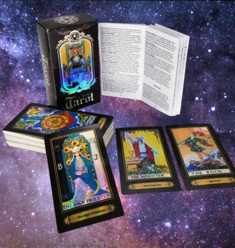 Tarotové karty - Holografické A. E. Waite