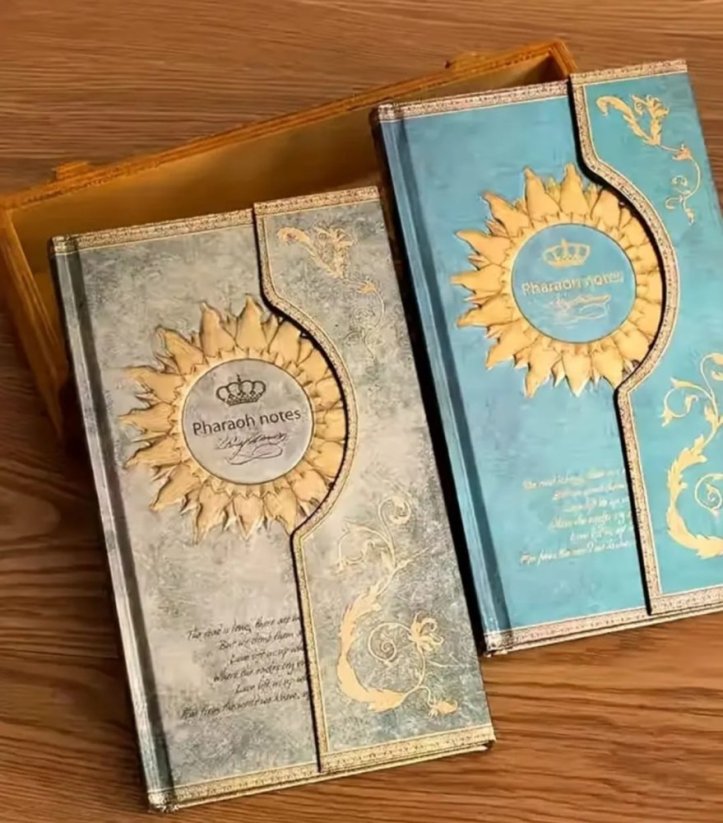 Magnetický deník modrý - Faraon