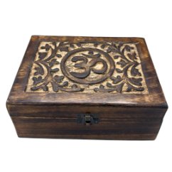 Dřevěná vzpomínková krabička - Ohm