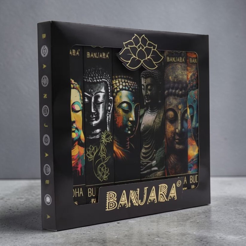 Vonné tyčinky Banjara Buddha - Dárkový set