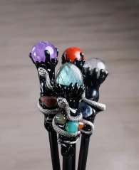 Magická hůlka - Labradorit