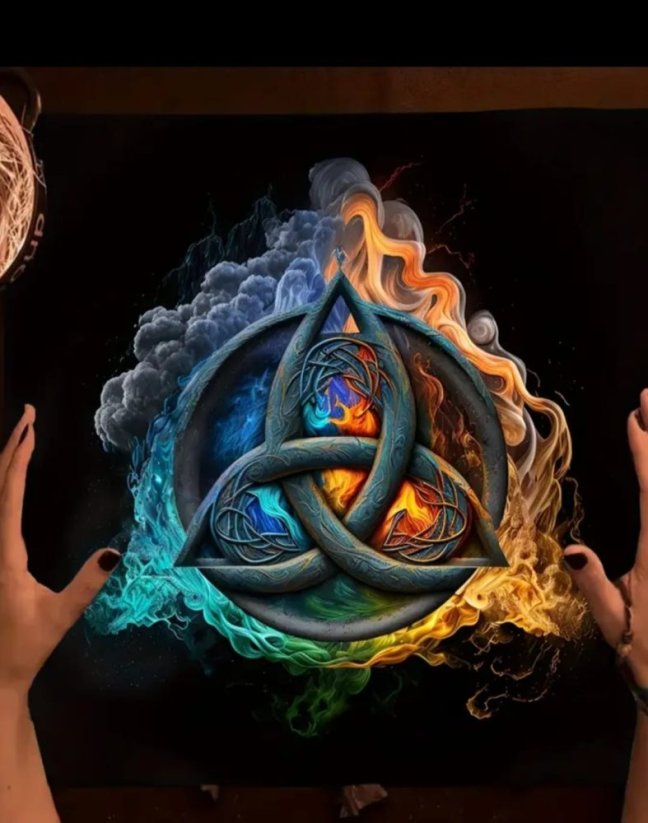 Vykládací ubrus - Triquetra barevná